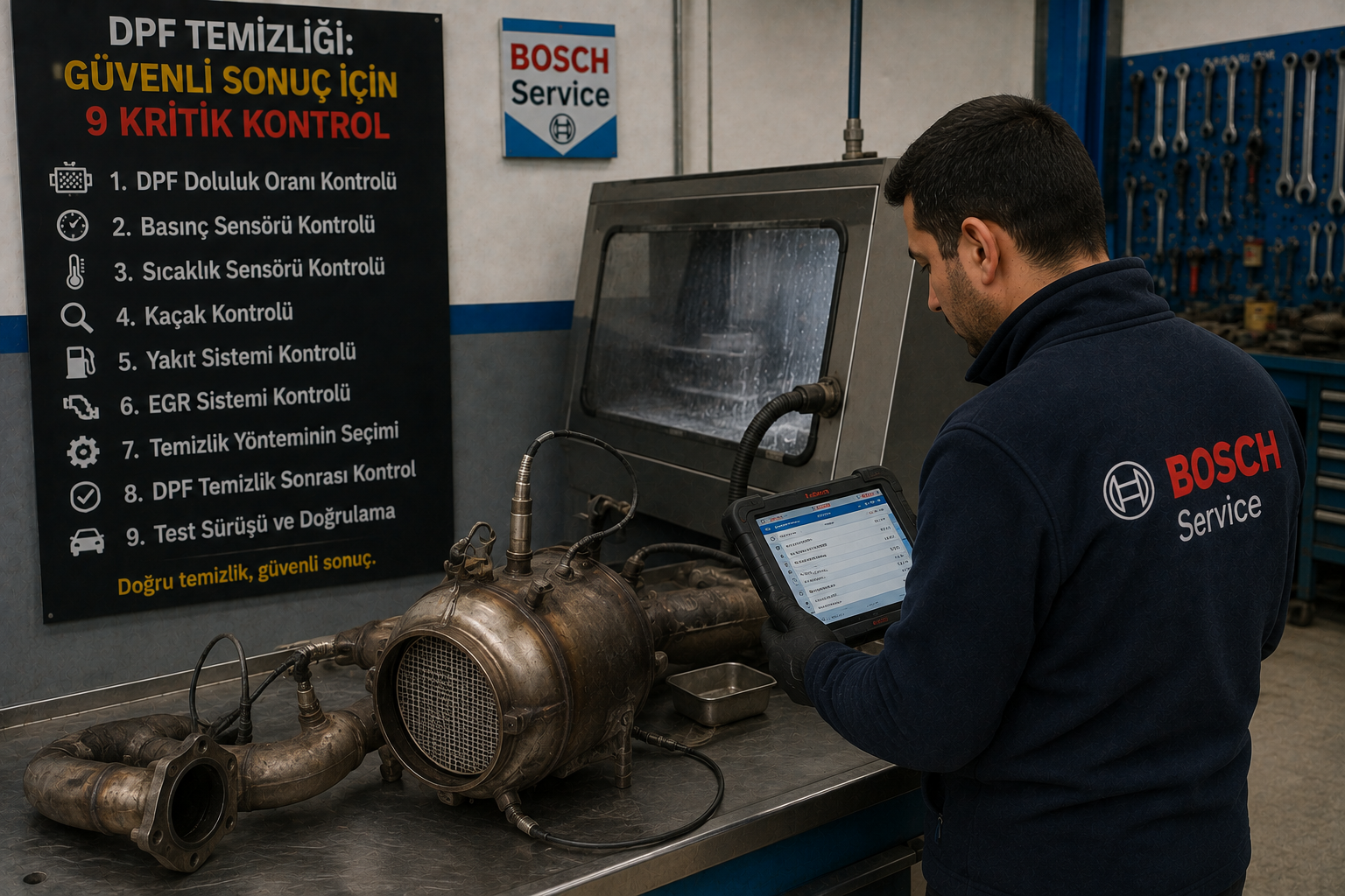 DPF Temizliği: Güvenli Sonuç İçin 9 Kritik Kontrol