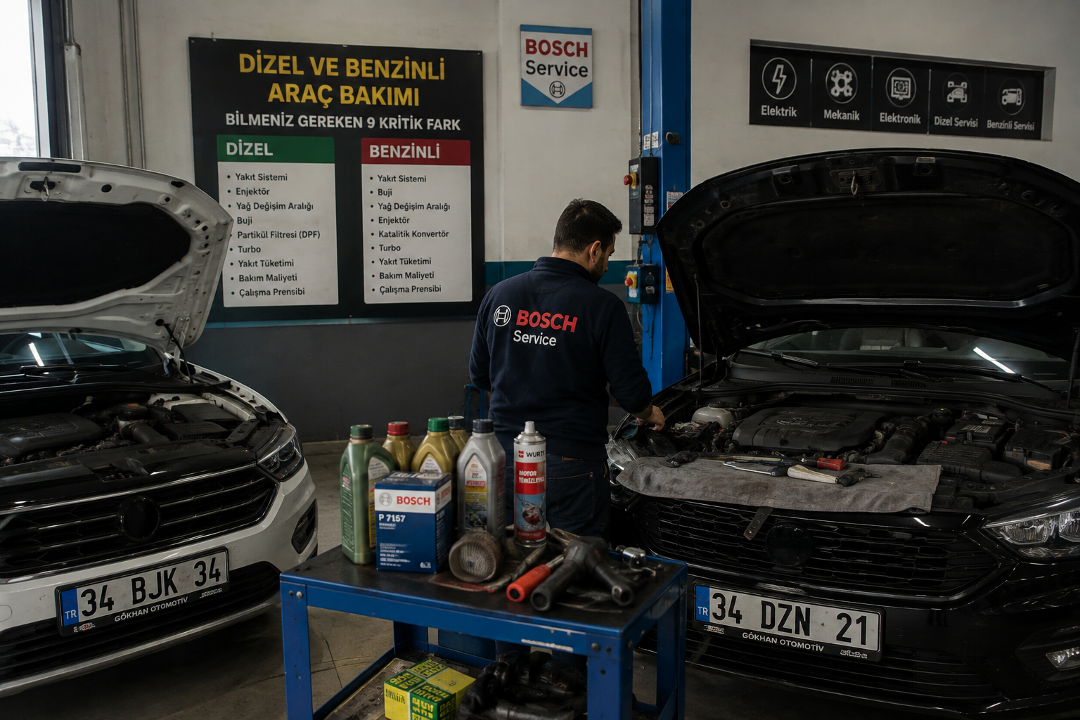 Dizel ve Benzinli Araç Bakımı: Bilmeniz Gereken 9 Kritik Fark