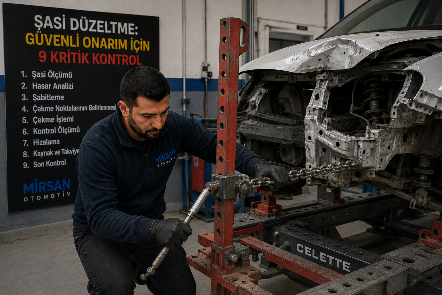 Şasi Düzeltme: Güvenli Onarım İçin 9 Kritik Kontrol